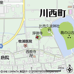 淨徳寺周辺の地図