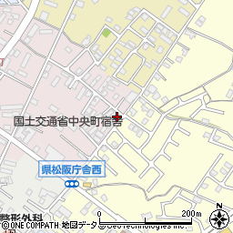 三重県松阪市中央町583-12周辺の地図