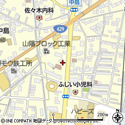 岡山県倉敷市中島268周辺の地図