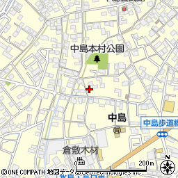 岡山県倉敷市中島625周辺の地図