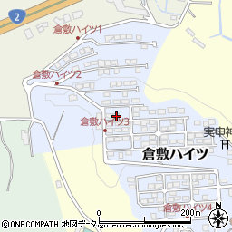 岡山県倉敷市倉敷ハイツ5-17周辺の地図