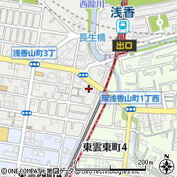 大阪府堺市堺区浅香山町3丁12周辺の地図