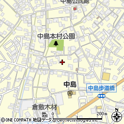 岡山県倉敷市中島632周辺の地図