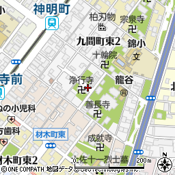 大阪府堺市堺区神明町東周辺の地図