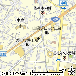 ＨｏｎｄａＣａｒｓ岡山倉敷中島店周辺の地図