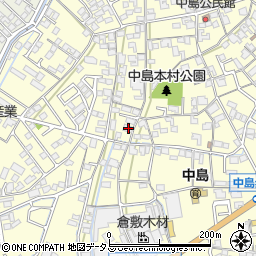 岡山県倉敷市中島586周辺の地図