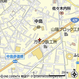 岡山県倉敷市中島725周辺の地図