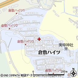 岡山県倉敷市倉敷ハイツ5周辺の地図