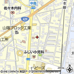 岡山県倉敷市中島2256周辺の地図