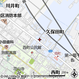 竹上建築周辺の地図