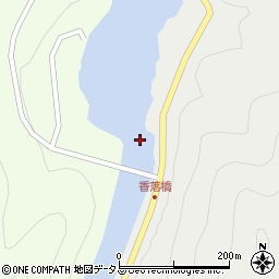 香落橋周辺の地図
