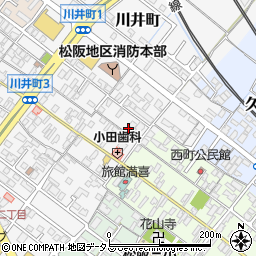 三重県松阪市川井町1163周辺の地図