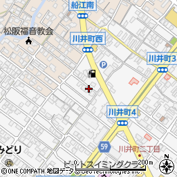 三重県松阪市川井町302-11周辺の地図