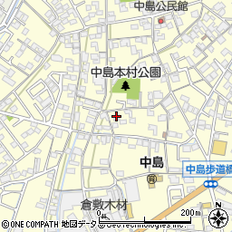 岡山県倉敷市中島624周辺の地図