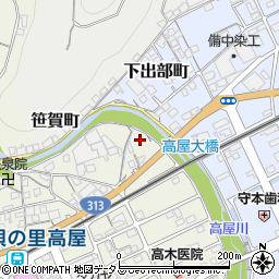 岡山県井原市高屋町692-2周辺の地図
