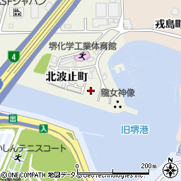 大阪府堺市堺区北波止町22周辺の地図