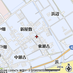 愛知県田原市日出町東瀬古817-1周辺の地図