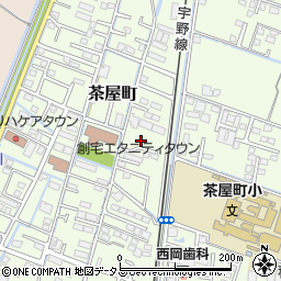 岡山県倉敷市茶屋町1736-13周辺の地図
