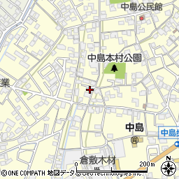 岡山県倉敷市中島591周辺の地図