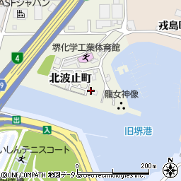 大阪府堺市堺区北波止町24周辺の地図