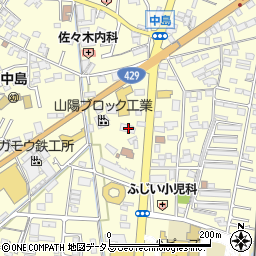 岡山県倉敷市中島266周辺の地図