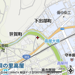 岡山県井原市高屋町692-3周辺の地図