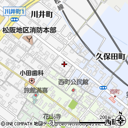 三重県松阪市川井町1185-3周辺の地図