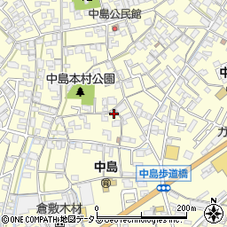 岡山県倉敷市中島637周辺の地図