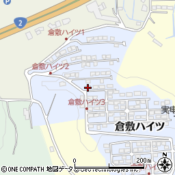 岡山県倉敷市倉敷ハイツ5-2周辺の地図