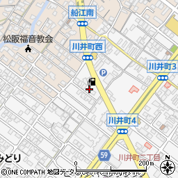 三重県松阪市川井町302-4周辺の地図