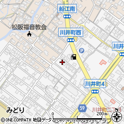 三重県松阪市川井町302-8周辺の地図