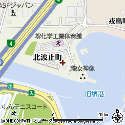大阪府堺市堺区北波止町11周辺の地図