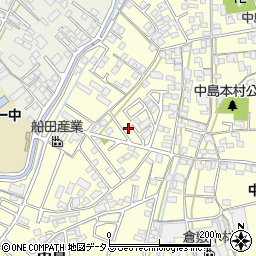 岡山県倉敷市中島1076周辺の地図