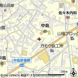 岡山県倉敷市中島722周辺の地図