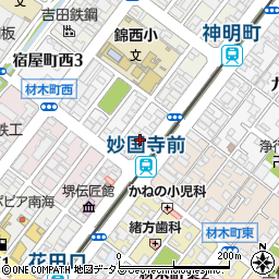大阪寝台自動車堺営業所周辺の地図