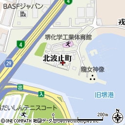 大阪府堺市堺区北波止町26周辺の地図