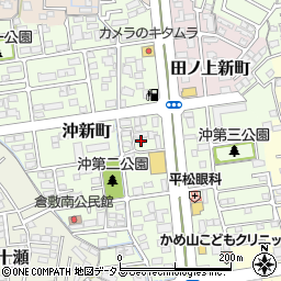 岡山県倉敷市沖新町45-7周辺の地図