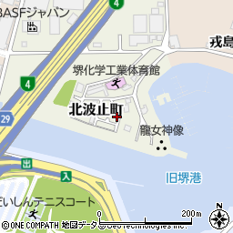 大阪府堺市堺区北波止町26-14周辺の地図