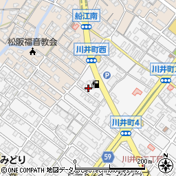 三重県松阪市川井町302-3周辺の地図