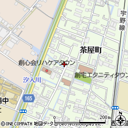 岡山県倉敷市茶屋町2109-5周辺の地図