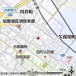 三重県松阪市川井町970-1周辺の地図