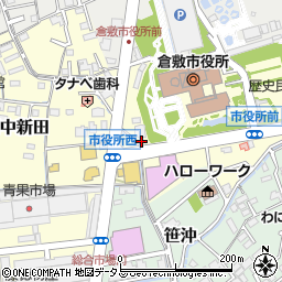 倉敷都窪教職員組合周辺の地図