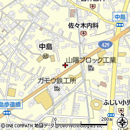 岡山県倉敷市中島710周辺の地図