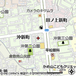 岡山県倉敷市沖新町45-8周辺の地図