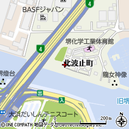 大阪府堺市堺区北波止町36周辺の地図