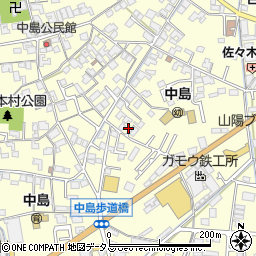 岡山県倉敷市中島688周辺の地図