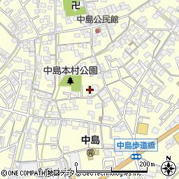 岡山県倉敷市中島613周辺の地図