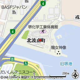 大阪府堺市堺区北波止町28周辺の地図