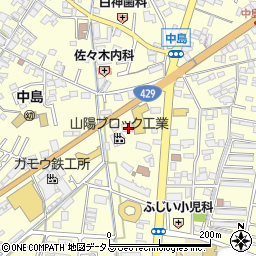 岡山県倉敷市中島260周辺の地図