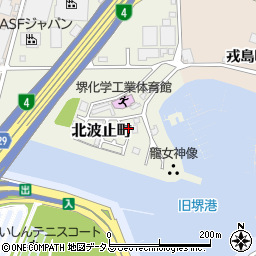 大阪府堺市堺区北波止町8周辺の地図